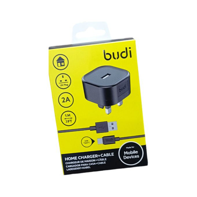 Budi 5V/2A 1 USB Port Charger AC057UMB compact design